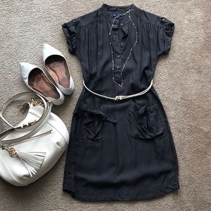 Cute shirt dress.